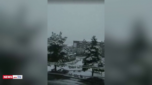 Արթիկում տեղացել է առաջին ձյունը